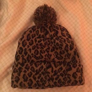 Cheetah print hat